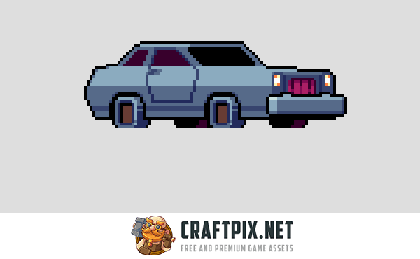 Car Constructor Pixel Art