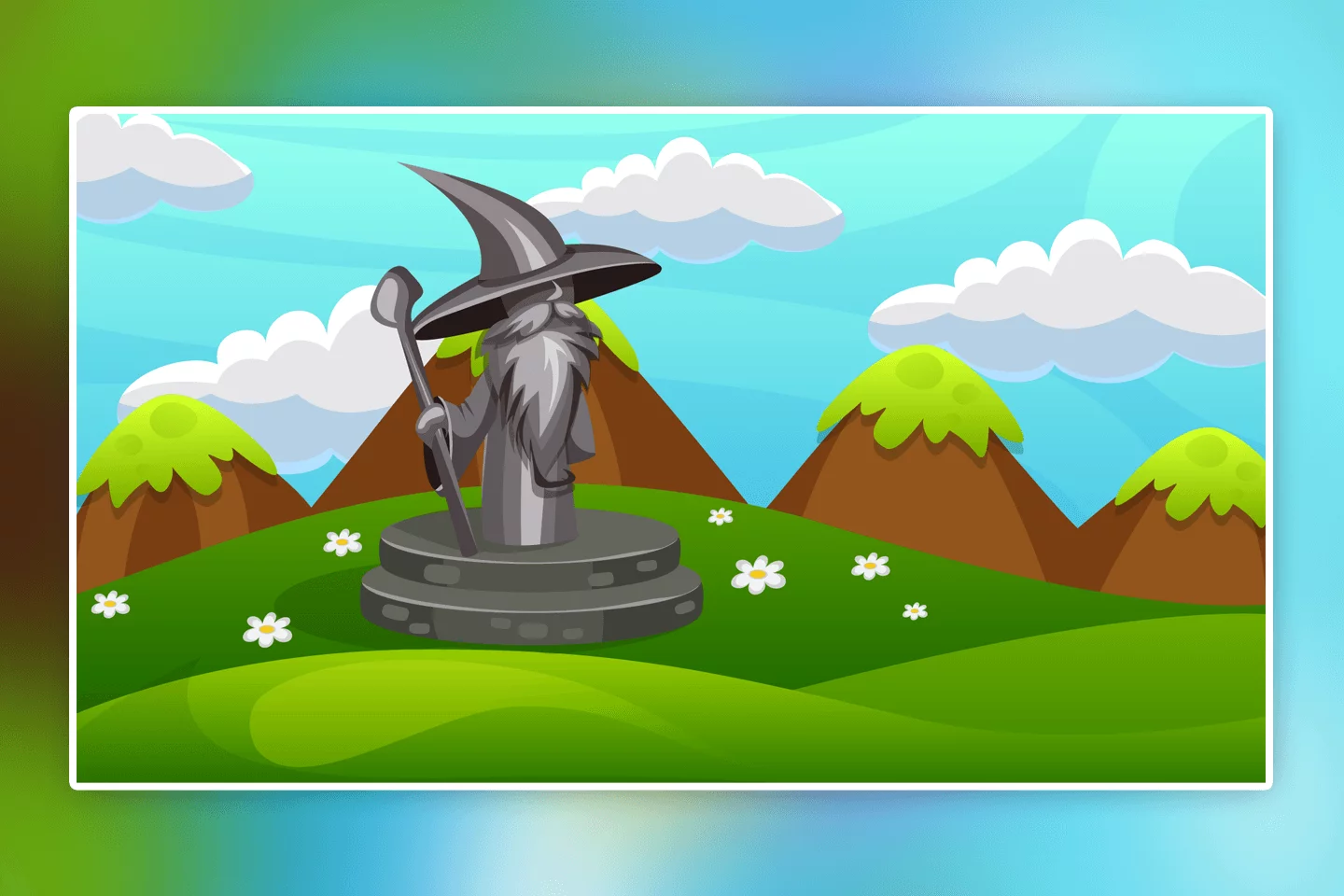 Fantasy Cartoon Game Backgrounds