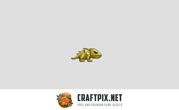 Pixel Art Monster Enemy Game Sprites