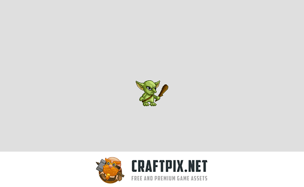 Pixel Art Monster Enemy Game Sprites