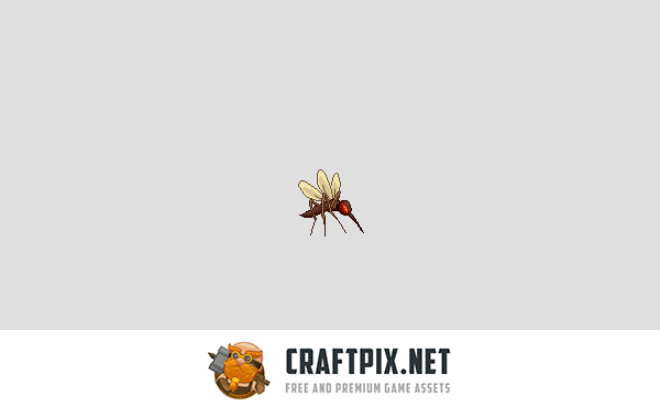 Pixel Art Monster Enemy Game Sprites