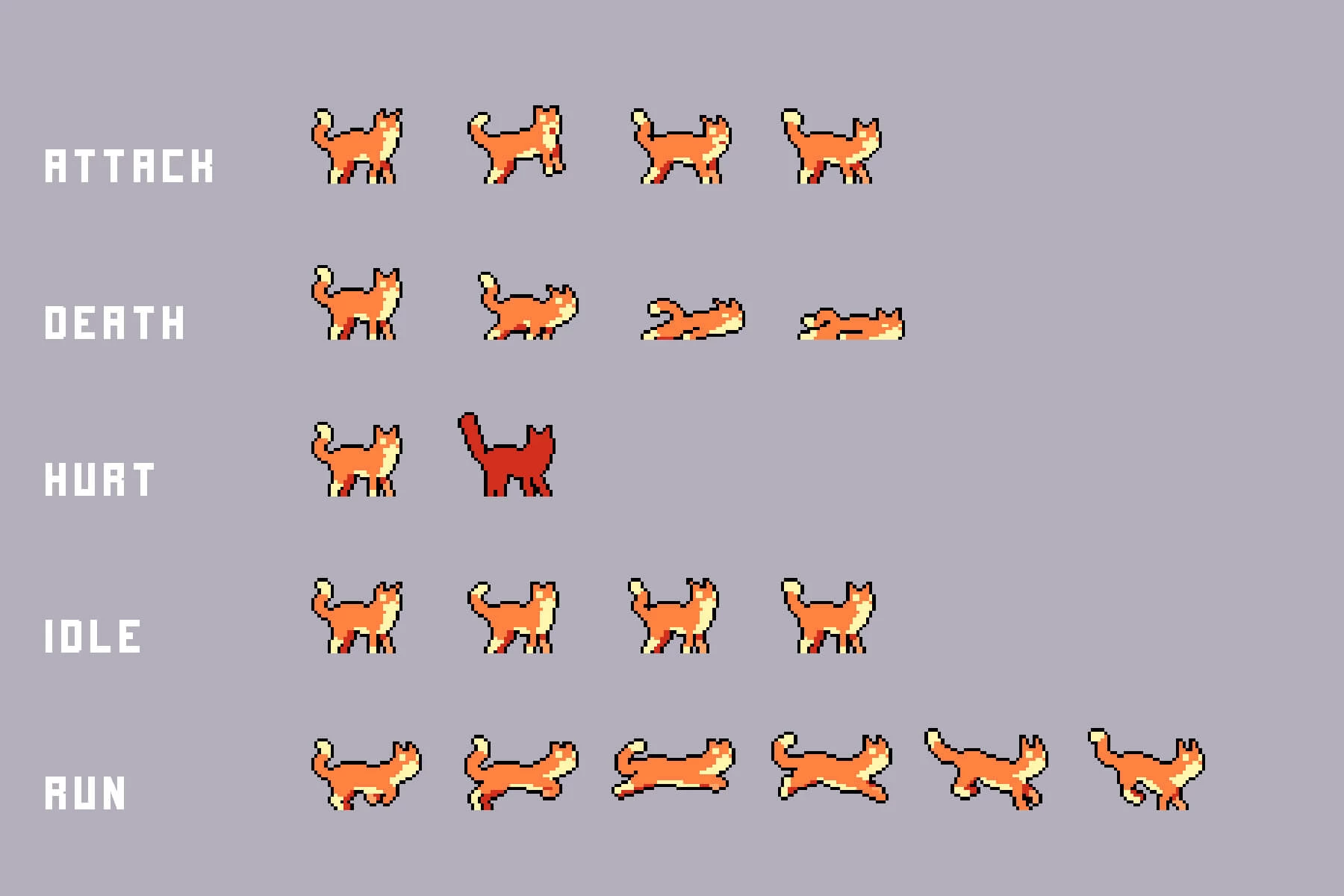 Street Animal Pixel Art Asset Pack