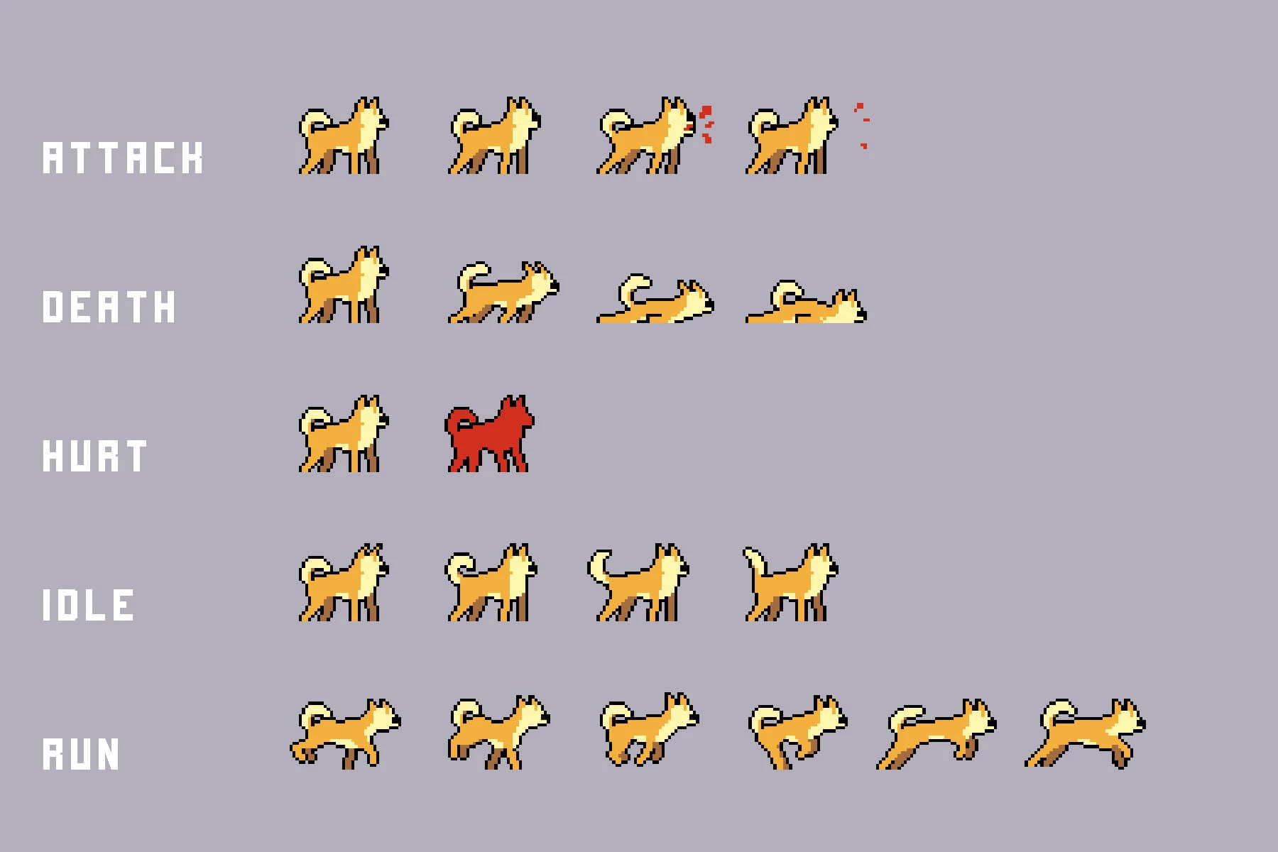 Street Animal Pixel Art Asset Pack