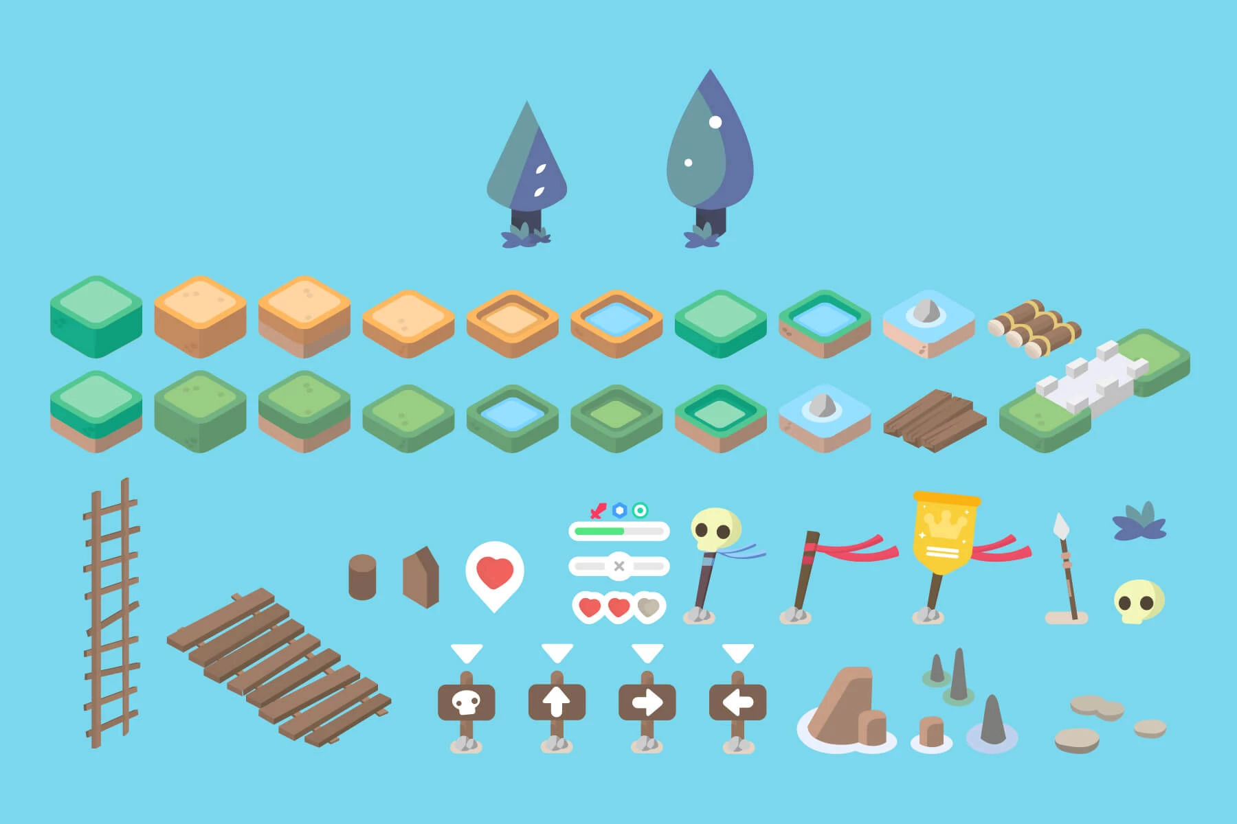Westeros Isometric Vector Tileset