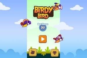 Birdy Bird 无尽跑酷游戏素材：2D矢量图形与动画