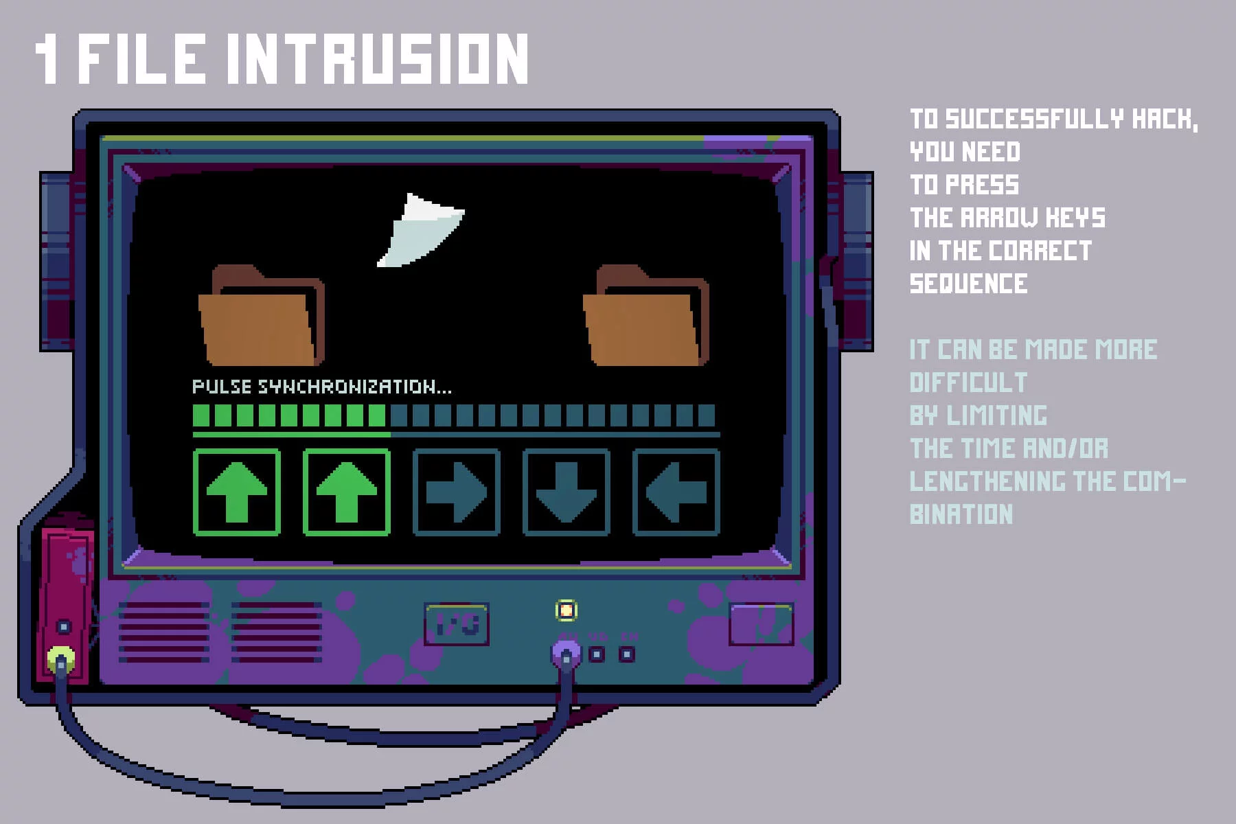 Cyber Intrusion GUI Pixel Art Pack