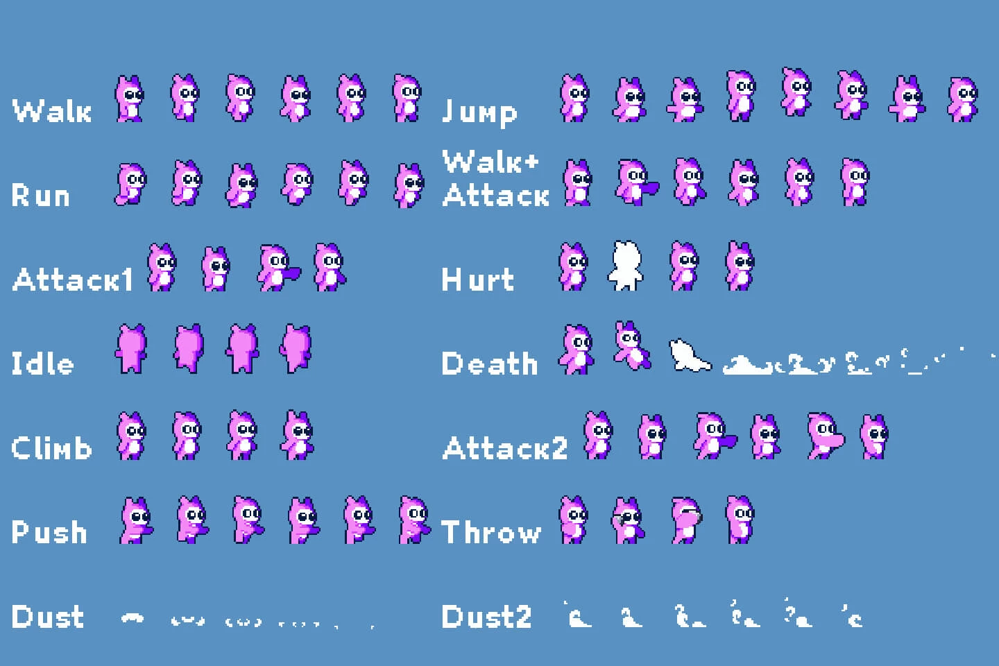 Pixel Art Tiny Hero Sprites