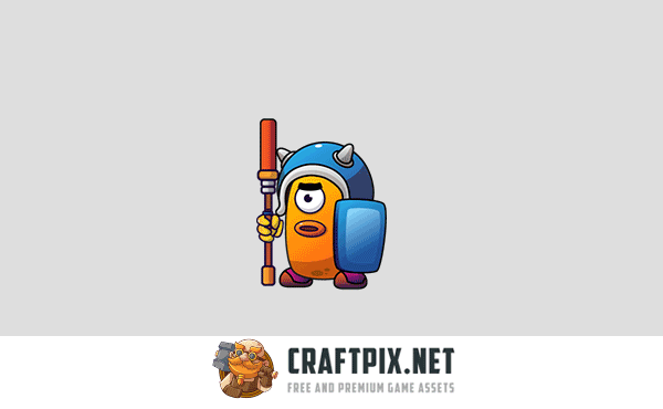 5 Funny Monsters Sprite Pack V17