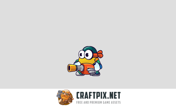 5 Funny Monsters Sprite Pack V17