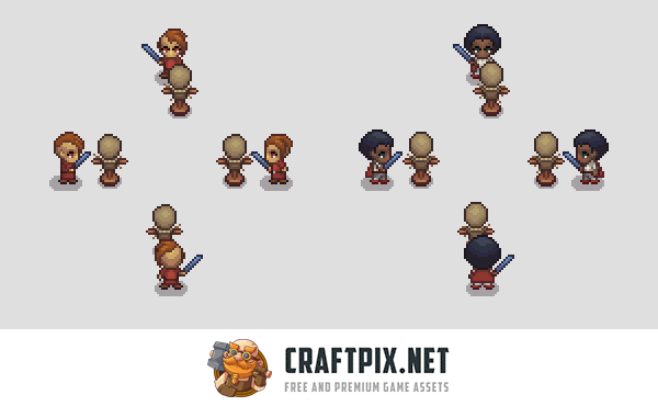 Pixel Art Training Arena Tileset for RPG Games