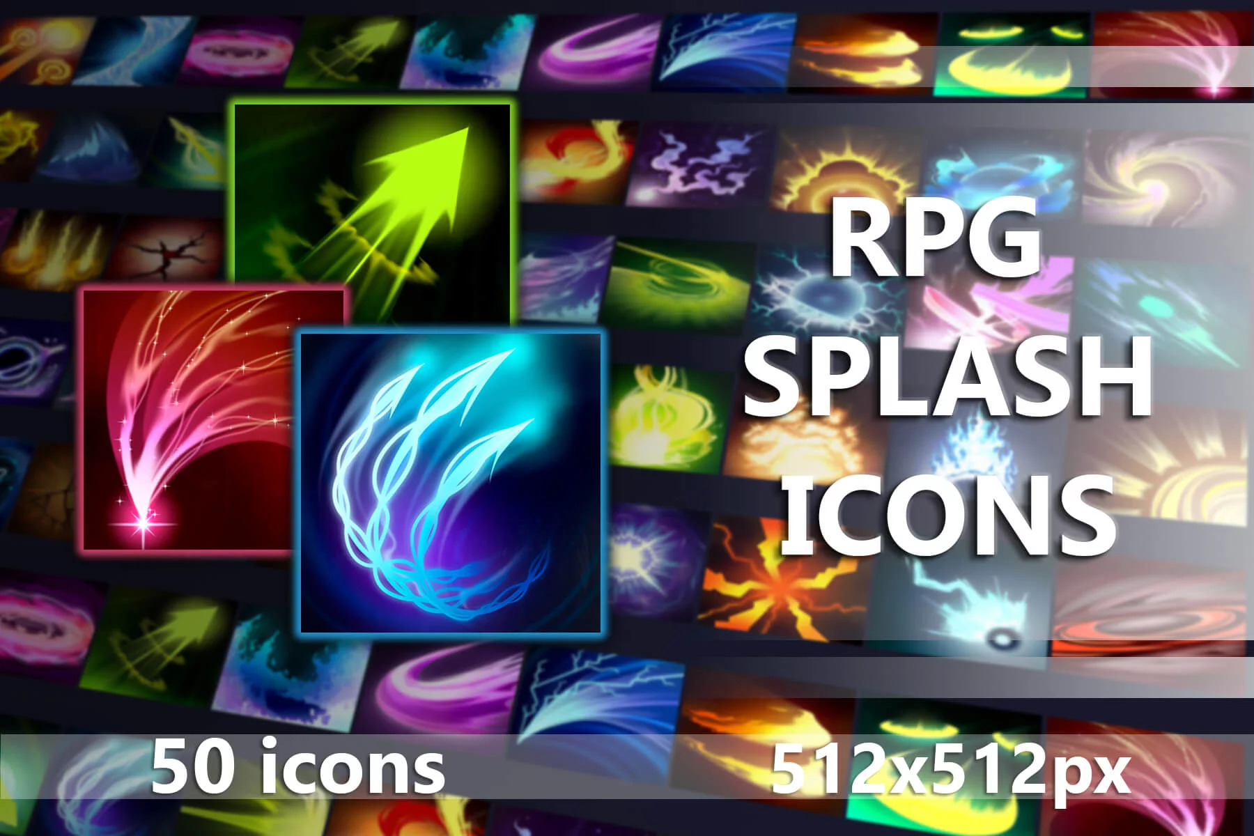 RPG Splash Game 512×512 Icons