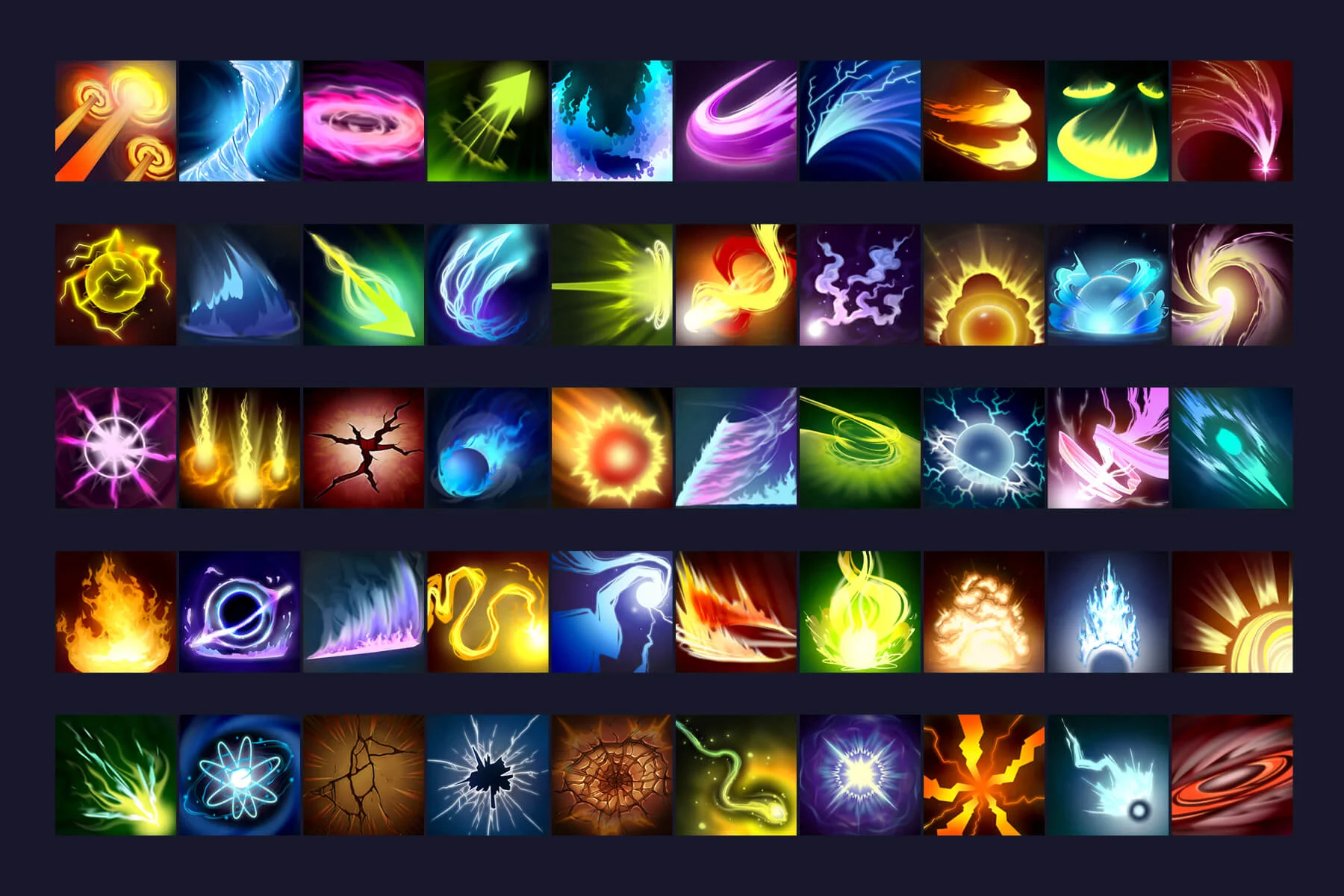 RPG Splash Game 512×512 Icons