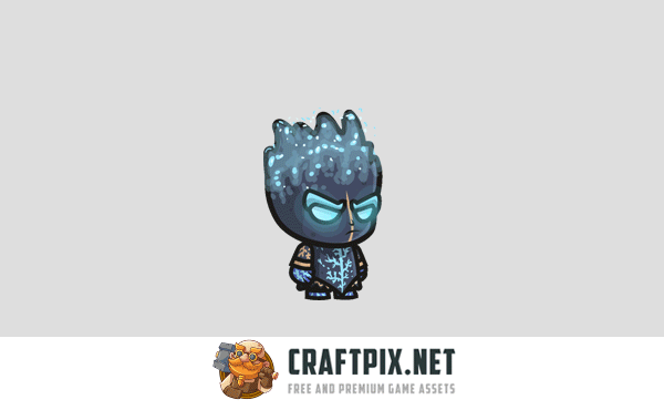 Elemental Spirits Chibi Character Sprite Pack