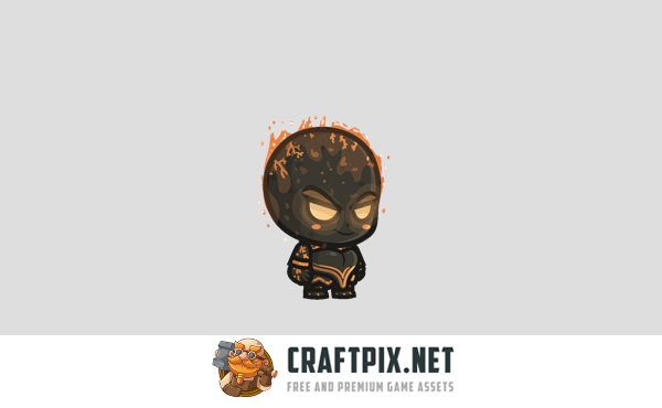 Elemental Spirits Chibi Character Sprite Pack