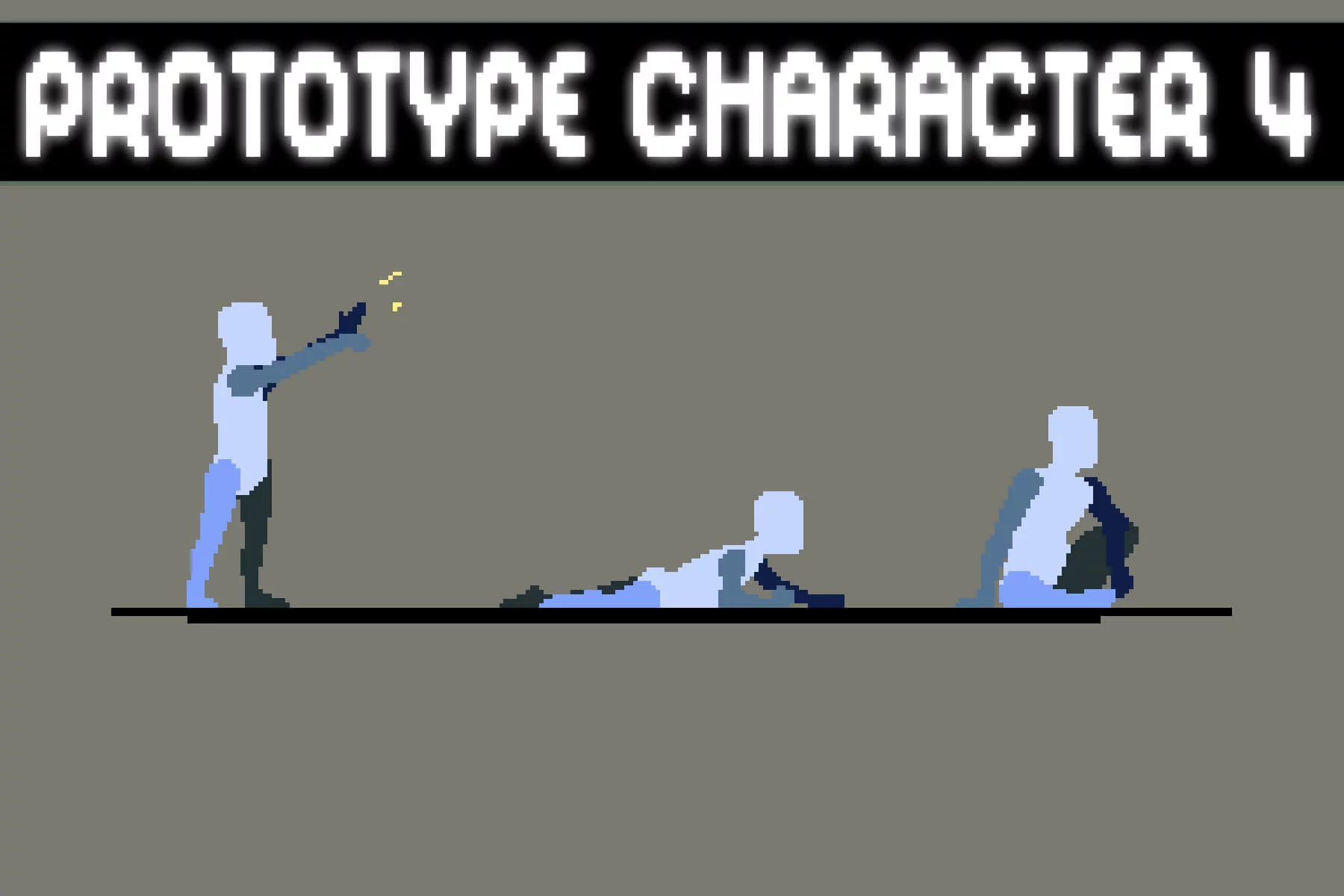 Single Pixel Prototype Character Sprite Pack 4