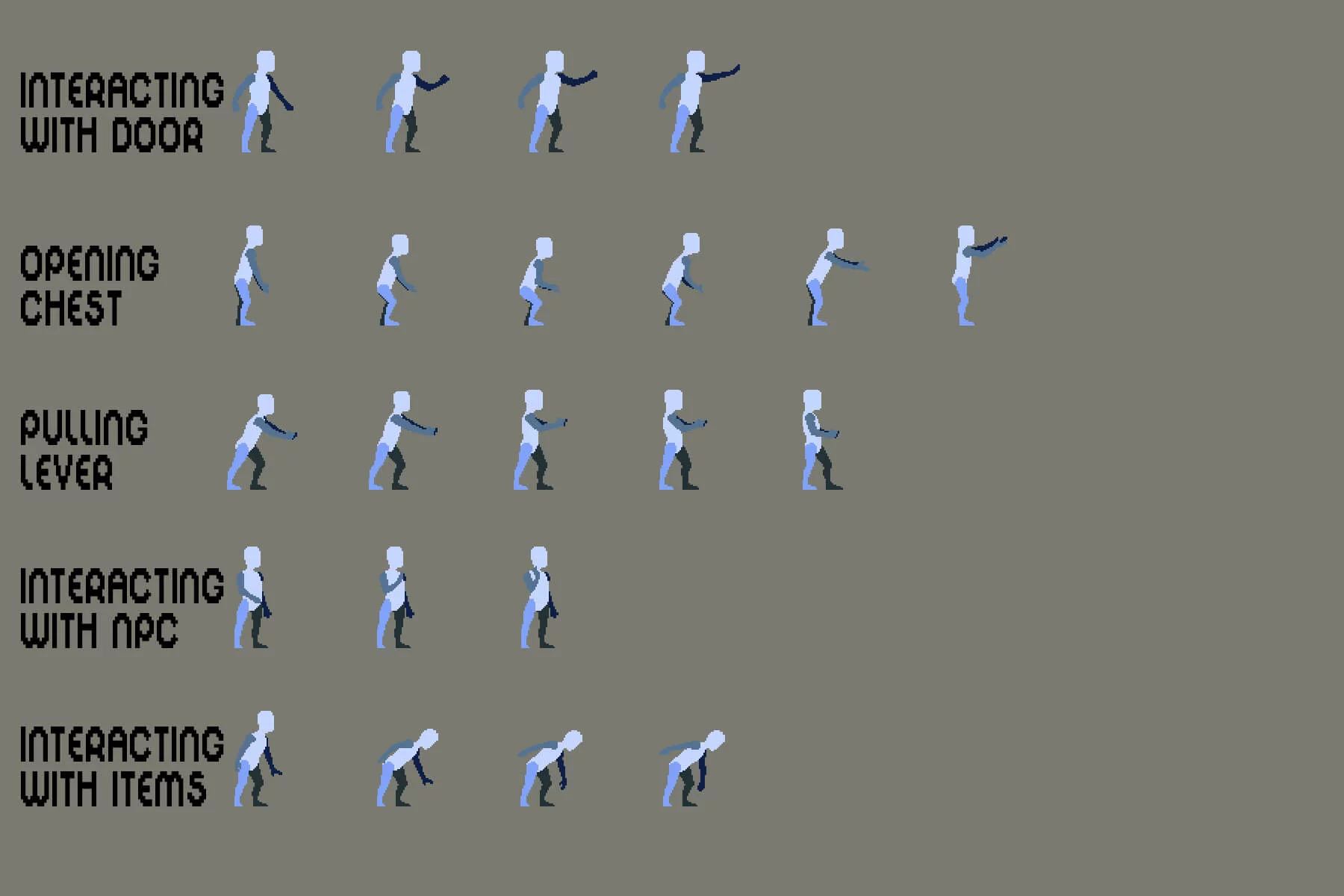 Single Pixel Prototype Character Sprite Pack 4