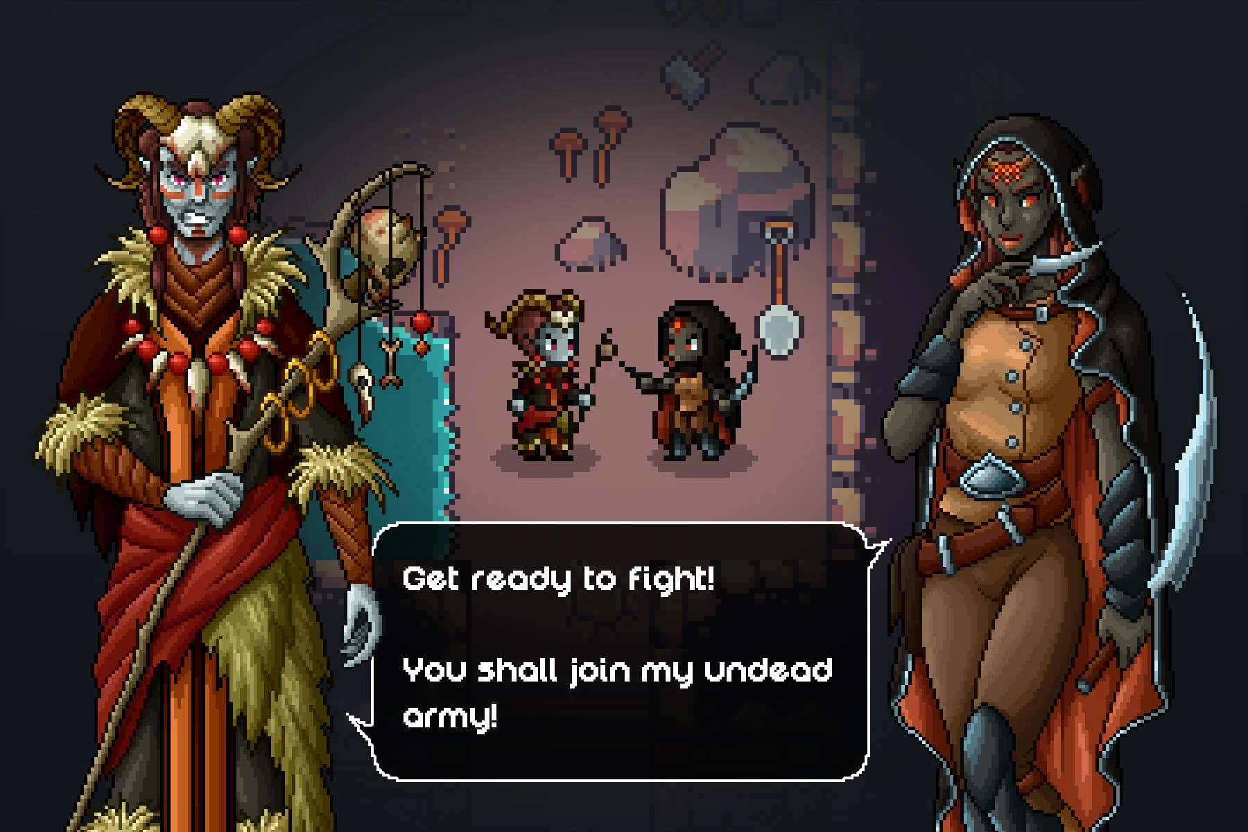 Dark Elf Pixel Art Asset Pack