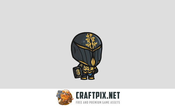 Paladin Chibi Character Sprites