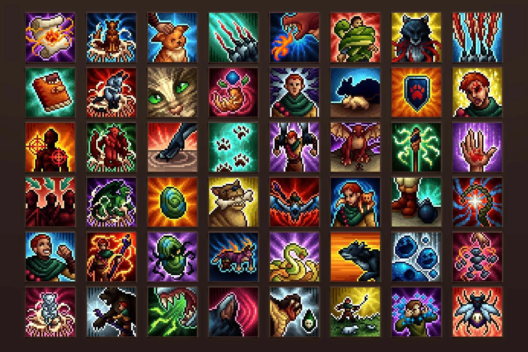 Summoner 32×32 Skills RPG Icon Pack