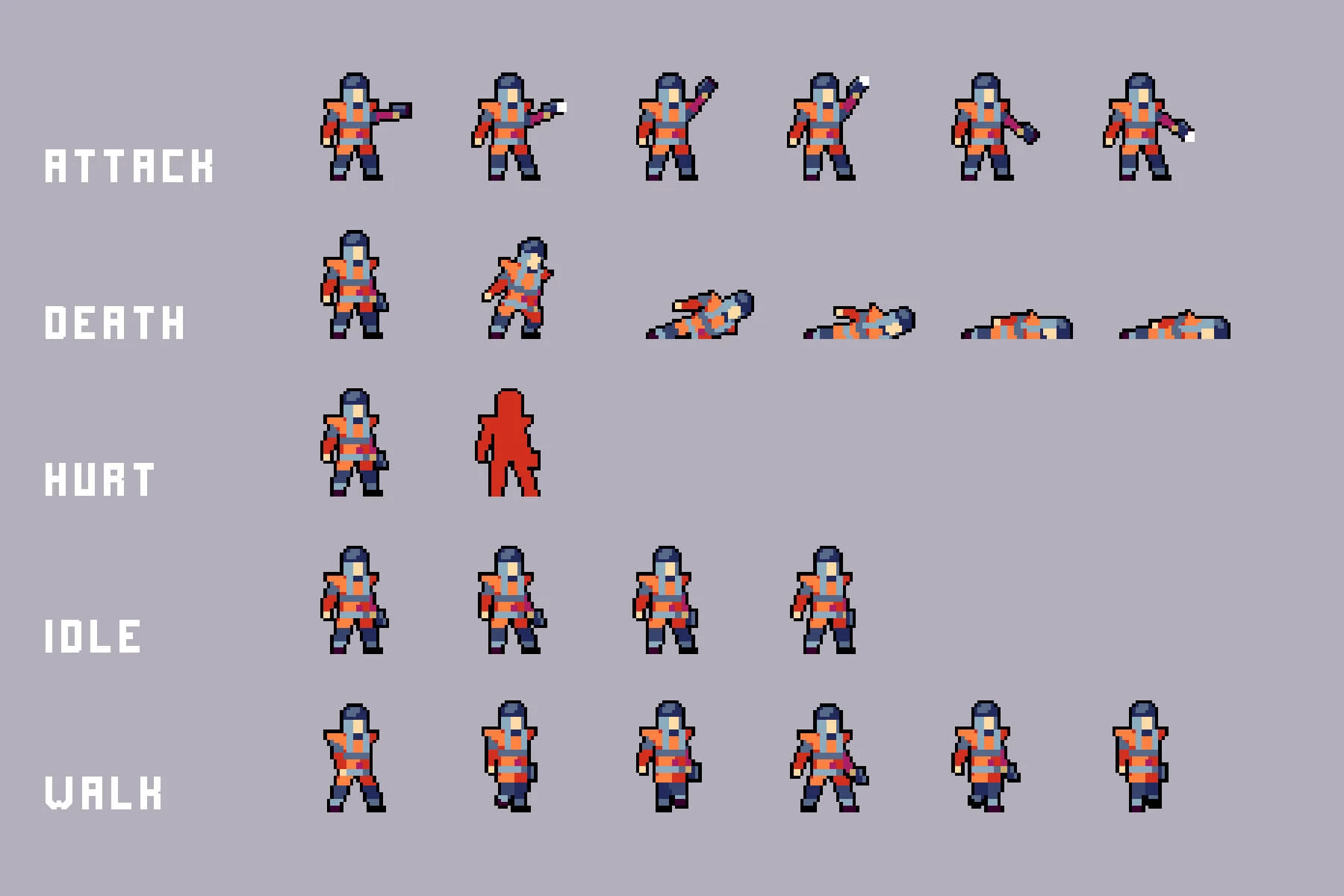 Workers and Drones Pixel Art Character Pack