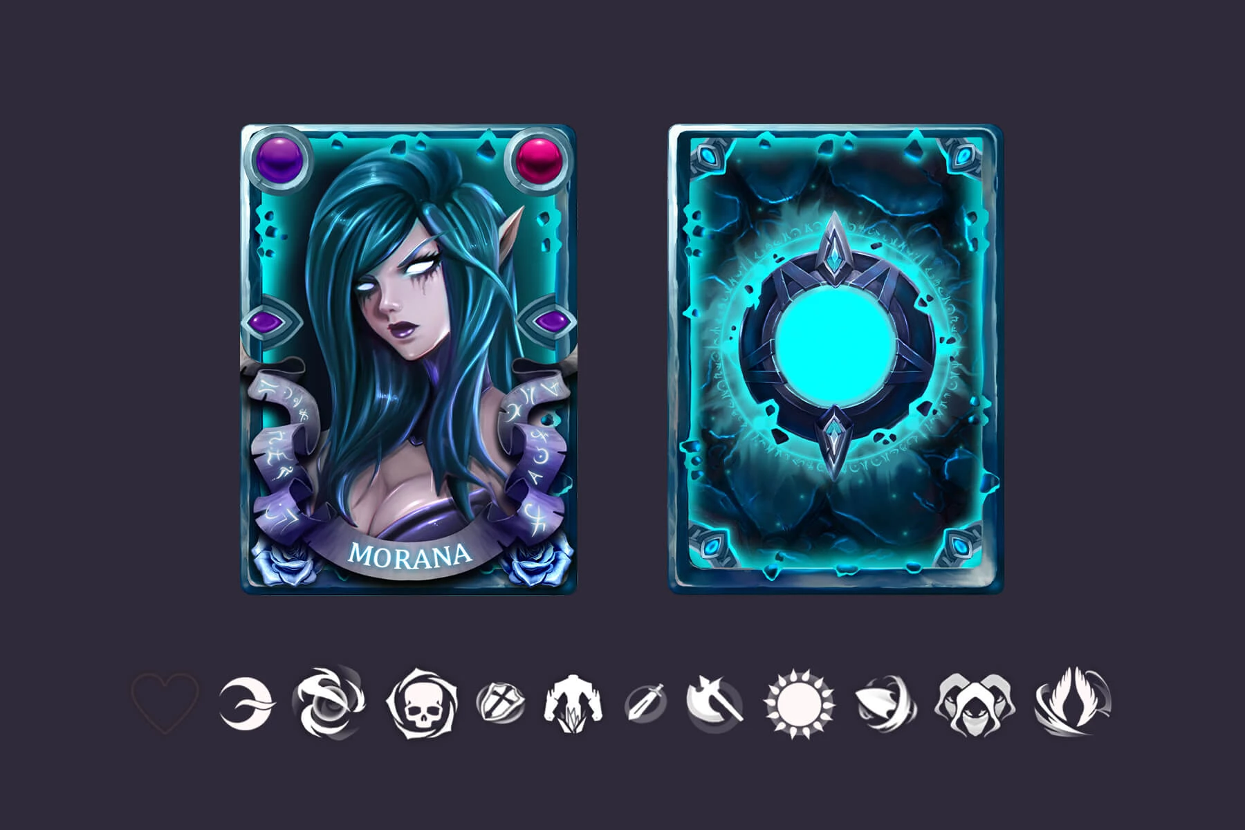 TCG Card PSD Template