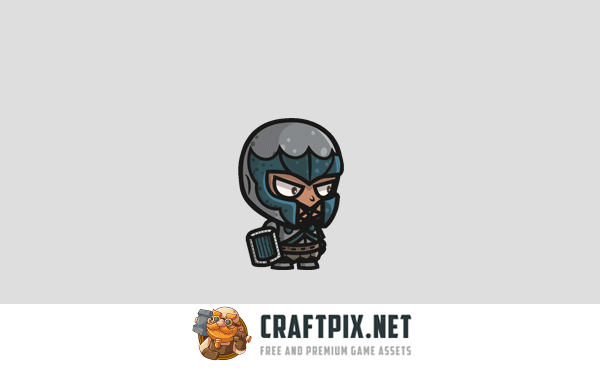Knight Chibi Character Sprites