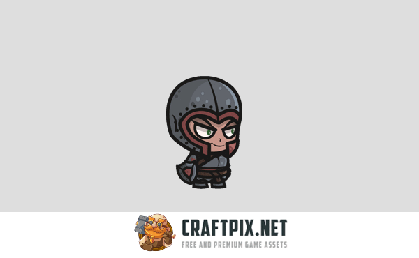 Knight Chibi Character Sprites