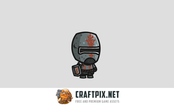Knight Chibi Character Sprites