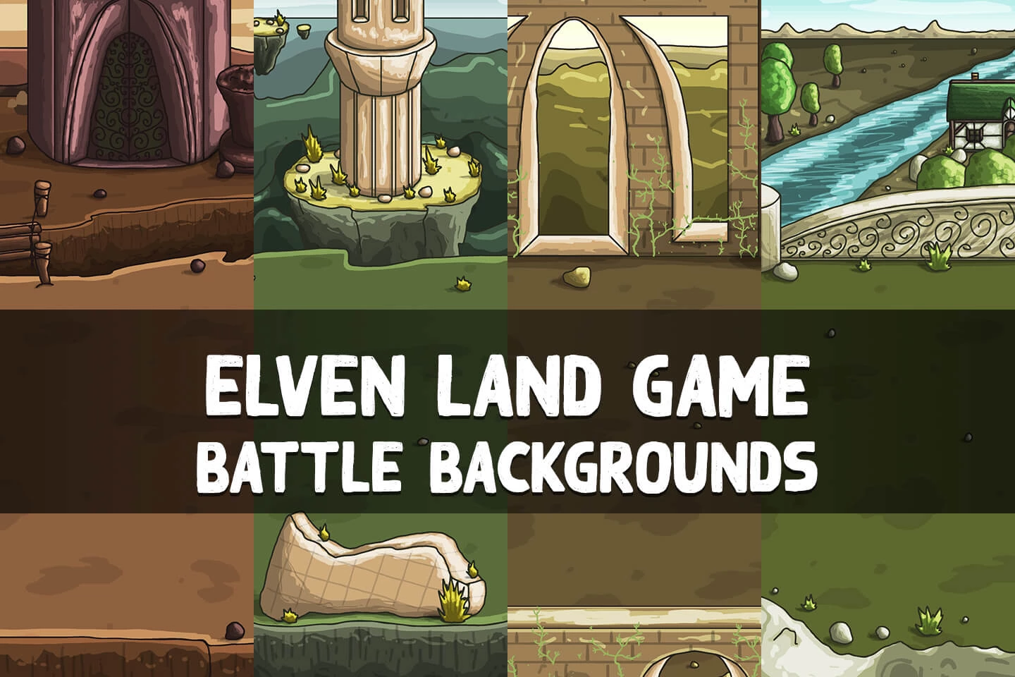 Elven Land Game Battle Backgrounds