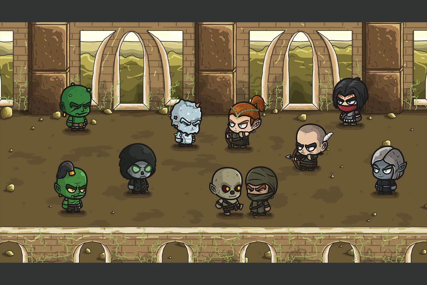 Elven Land Game Battle Backgrounds