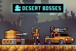 沙漠Boss像素艺术精灵表合集：3个独特敌人