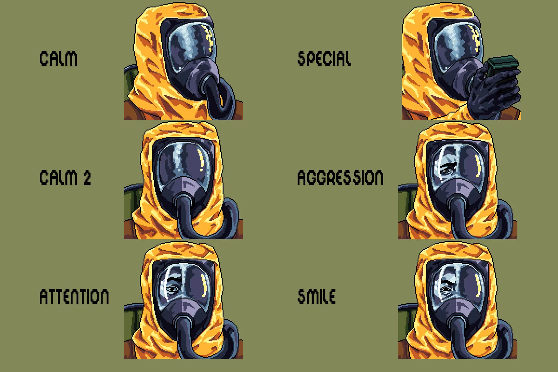 Pixel Scientist Avatars for Game Dialogue