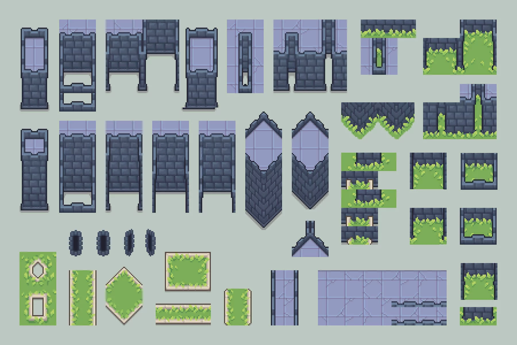 Fantasy RPG Prison Top-Down Pixel Art Pack