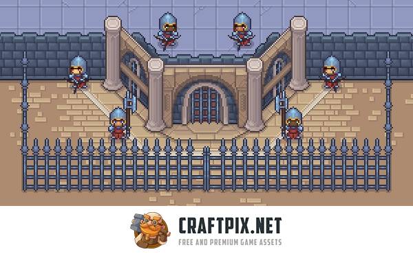 Fantasy RPG Prison Top-Down Pixel Art Pack
