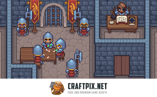 Fantasy RPG Prison Top-Down Pixel Art Pack