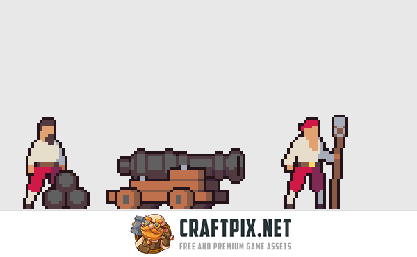 Pirate Bay Bosses Pixel Art Pack