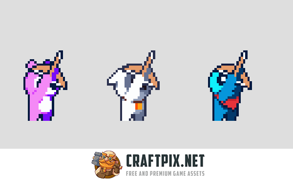 Tiny Pixel Hero Sprites with Bow Attacks