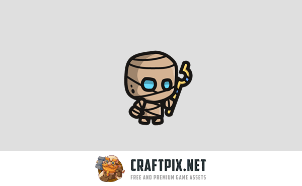 Mummy Tiny Style 2D Character Sprites