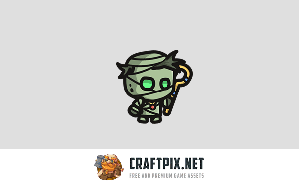 Mummy Tiny Style 2D Character Sprites