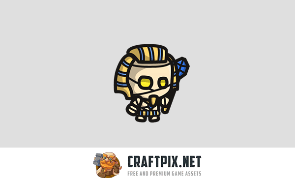 Mummy Tiny Style 2D Character Sprites