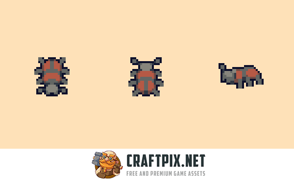 Undead Enemies Pixel Art for Tower Defense