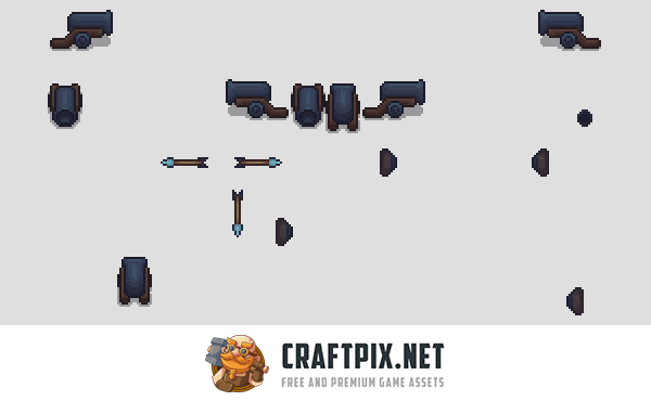 Pixel Dungeon Props and Objects Asset Pack