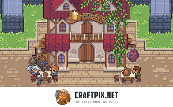 Tavern Top-Down Pixel RPG Asset Pack