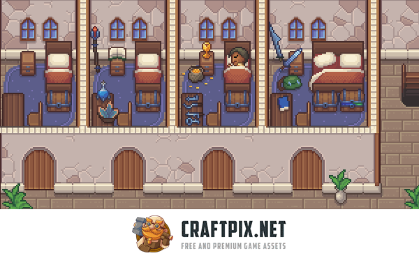 Tavern Top-Down Pixel RPG Asset Pack