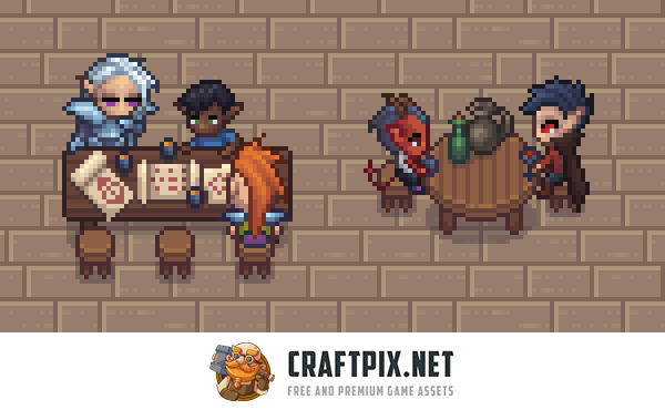Tavern Top-Down Pixel RPG Asset Pack