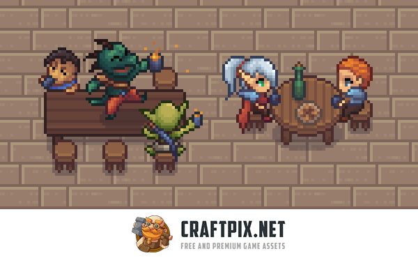 Tavern Top-Down Pixel RPG Asset Pack