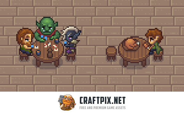 Tavern Top-Down Pixel RPG Asset Pack