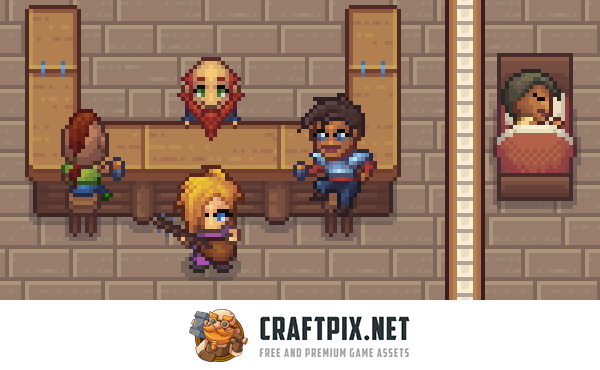Tavern Top-Down Pixel RPG Asset Pack