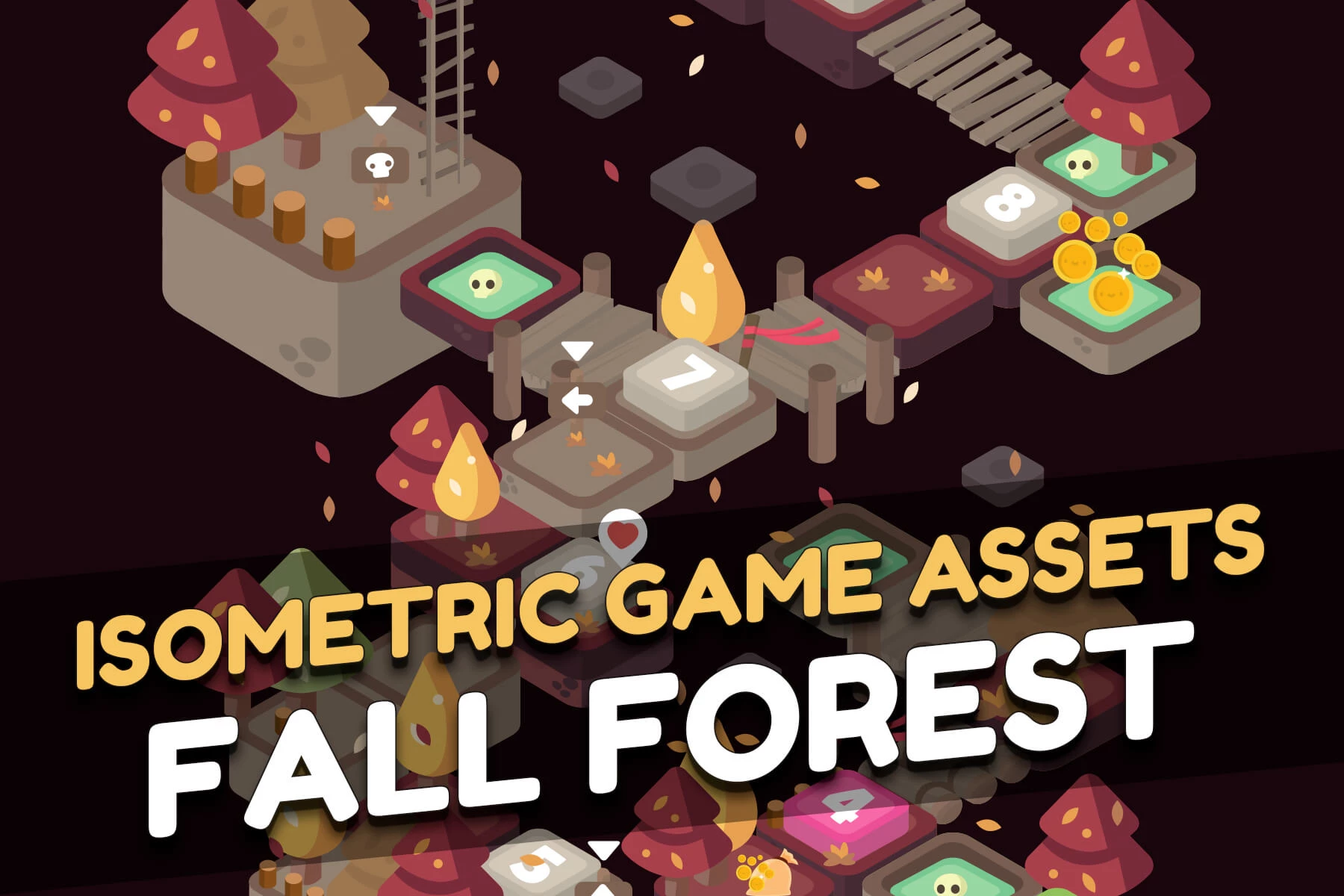 Fall Forest Isometric Tileset