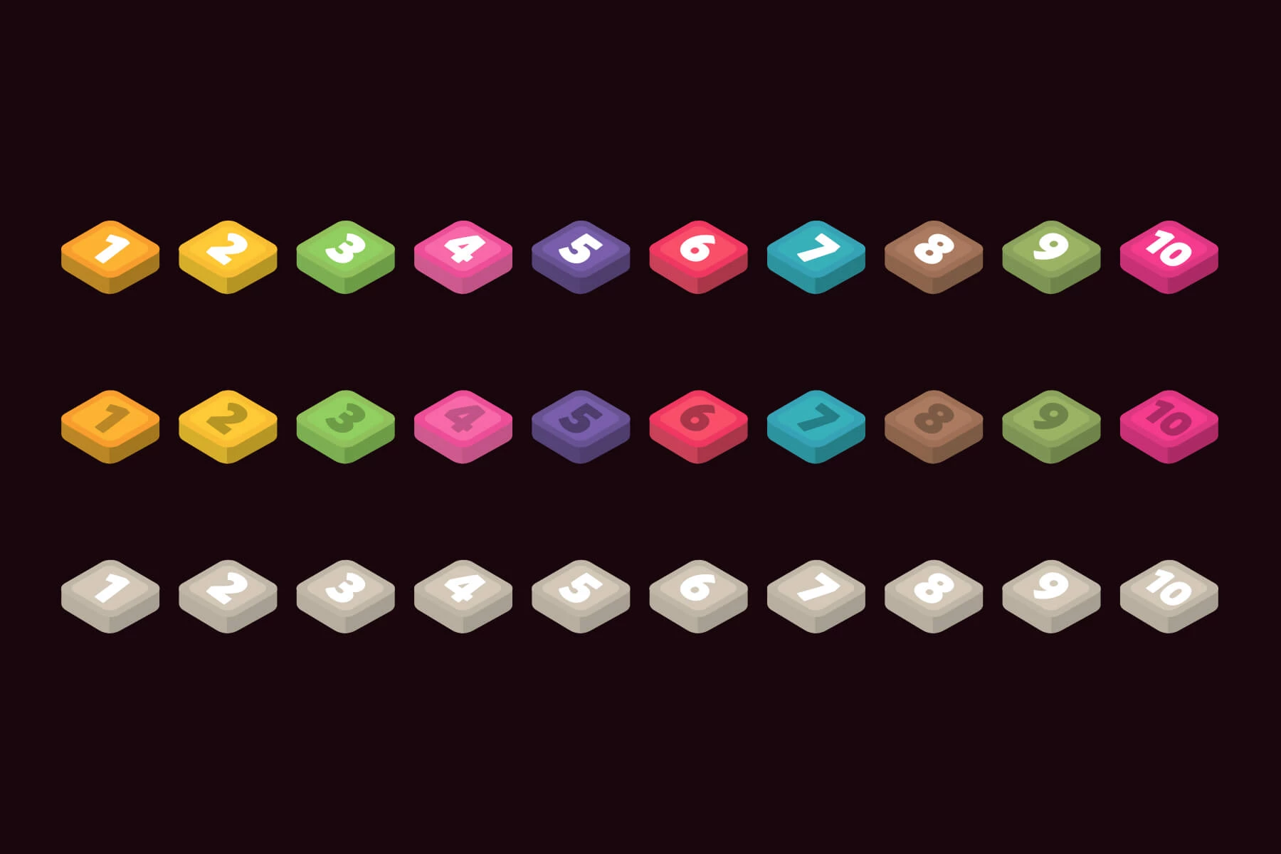 Fall Forest Isometric Tileset